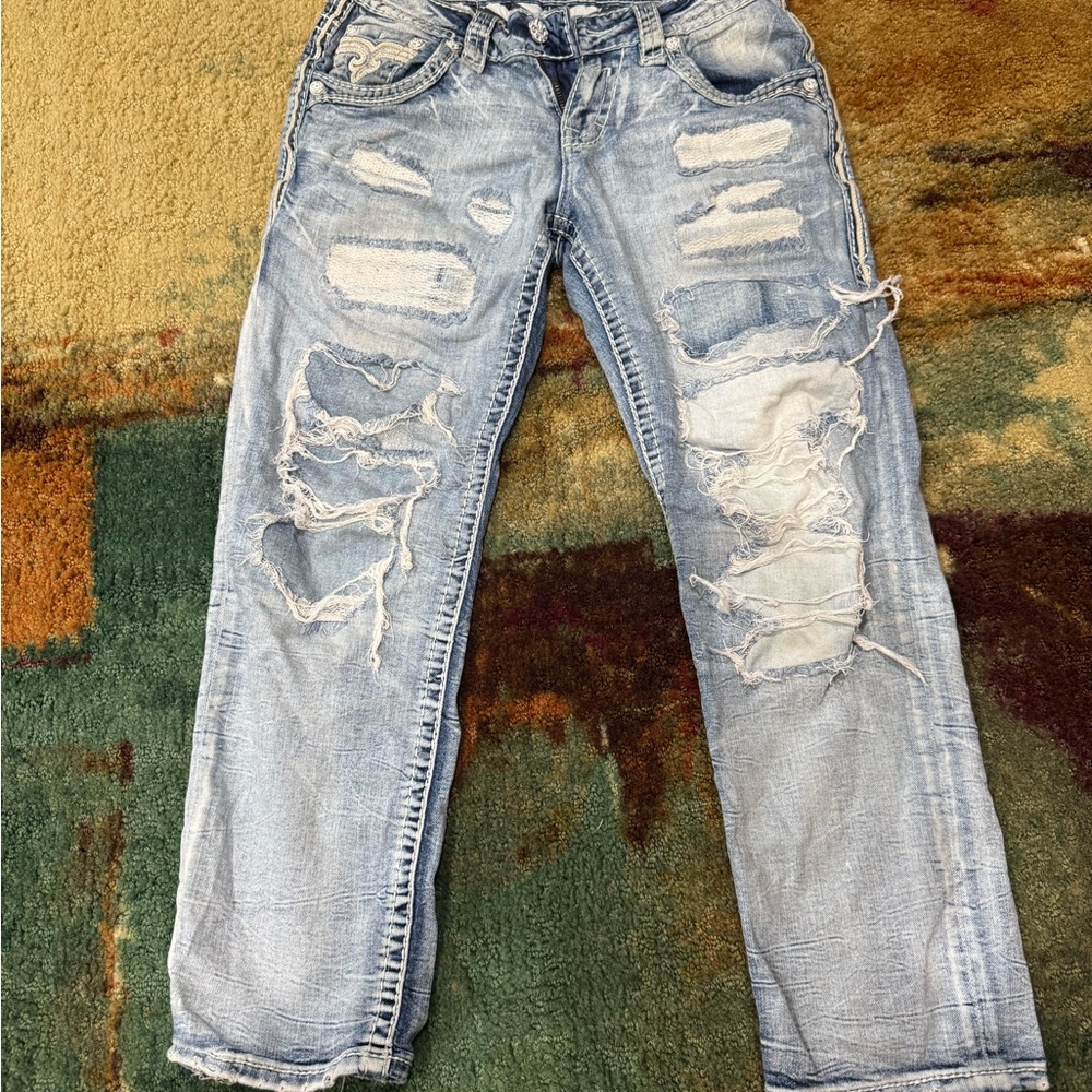 Rock Revival Blue Denim Jeans
